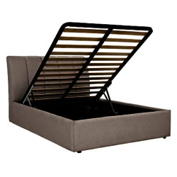 Tempur Bayonne Divan Storage Bed, Driftwood, Kingsize